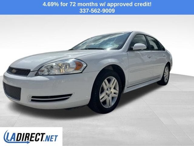2016 Chevrolet Impala Limited LT in Summit White — front three-quarter view
